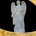 polished surface stone marble angel statues STUN-D016